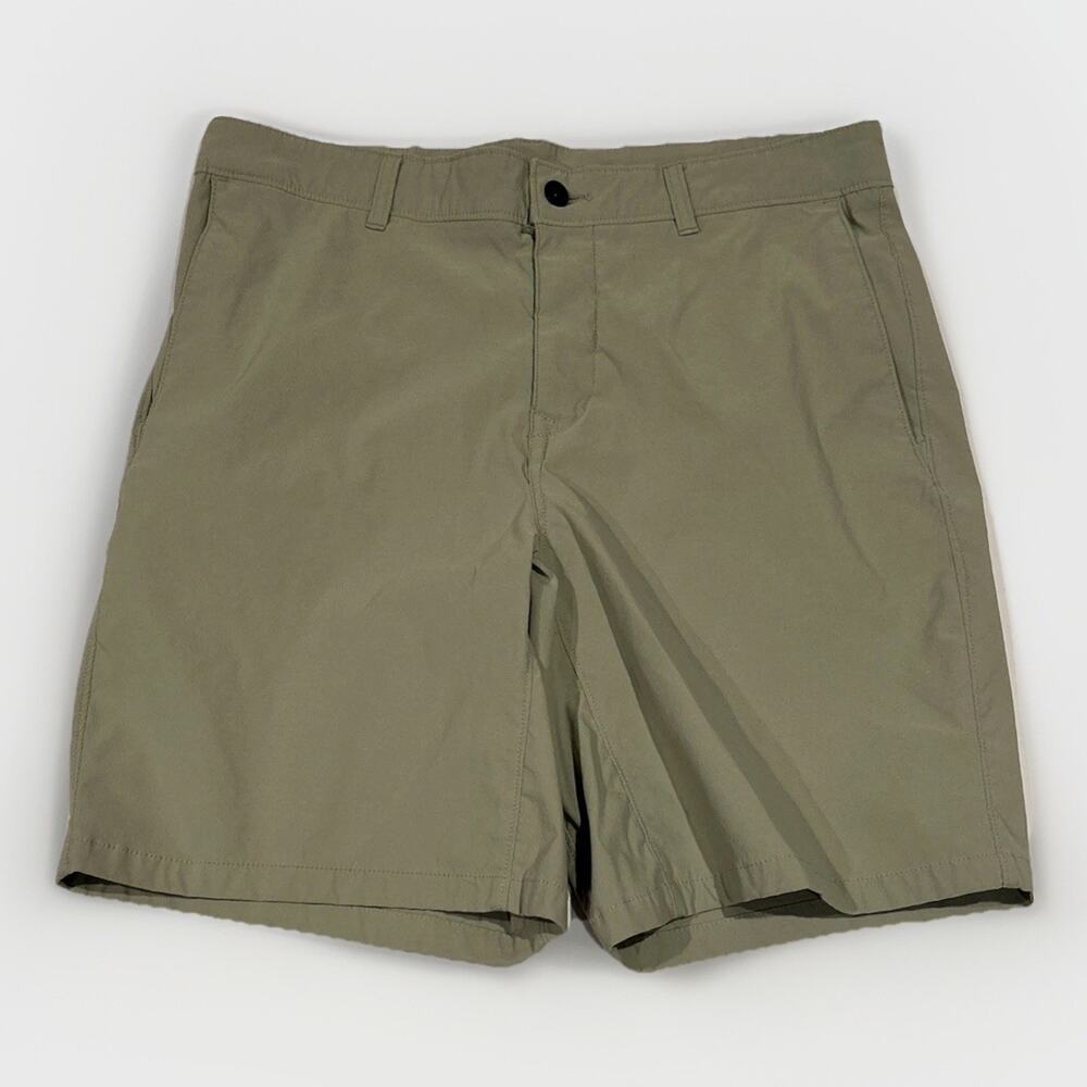 Men's The North Face Sprang Green Outdoor Shorts Size 36- EUC
